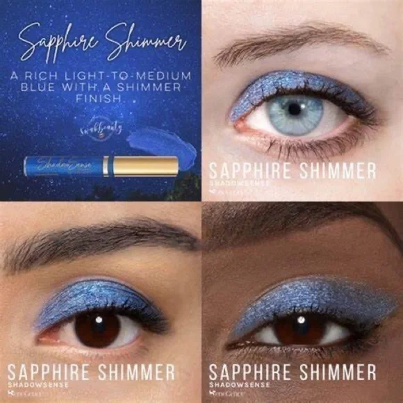 Nwt - ShadowSense SAPPHIRE SHIMMER Eyeshadow by SeneGence - Picture 3 of 3